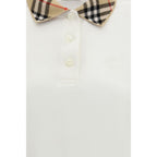 White Cotton Polo Shirt