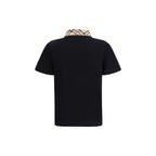 Black Cotton Polo Shirt
