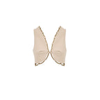 Beige Cotton Waistcoat