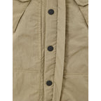 Beige Polyester Coat