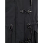 Blue Nylon Parka