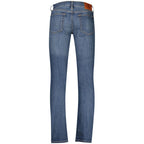 Blue Cotton Men's Jeans