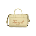 Beige Cotton Women Tote