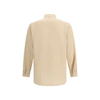 Beige Tencel Dress Shirt