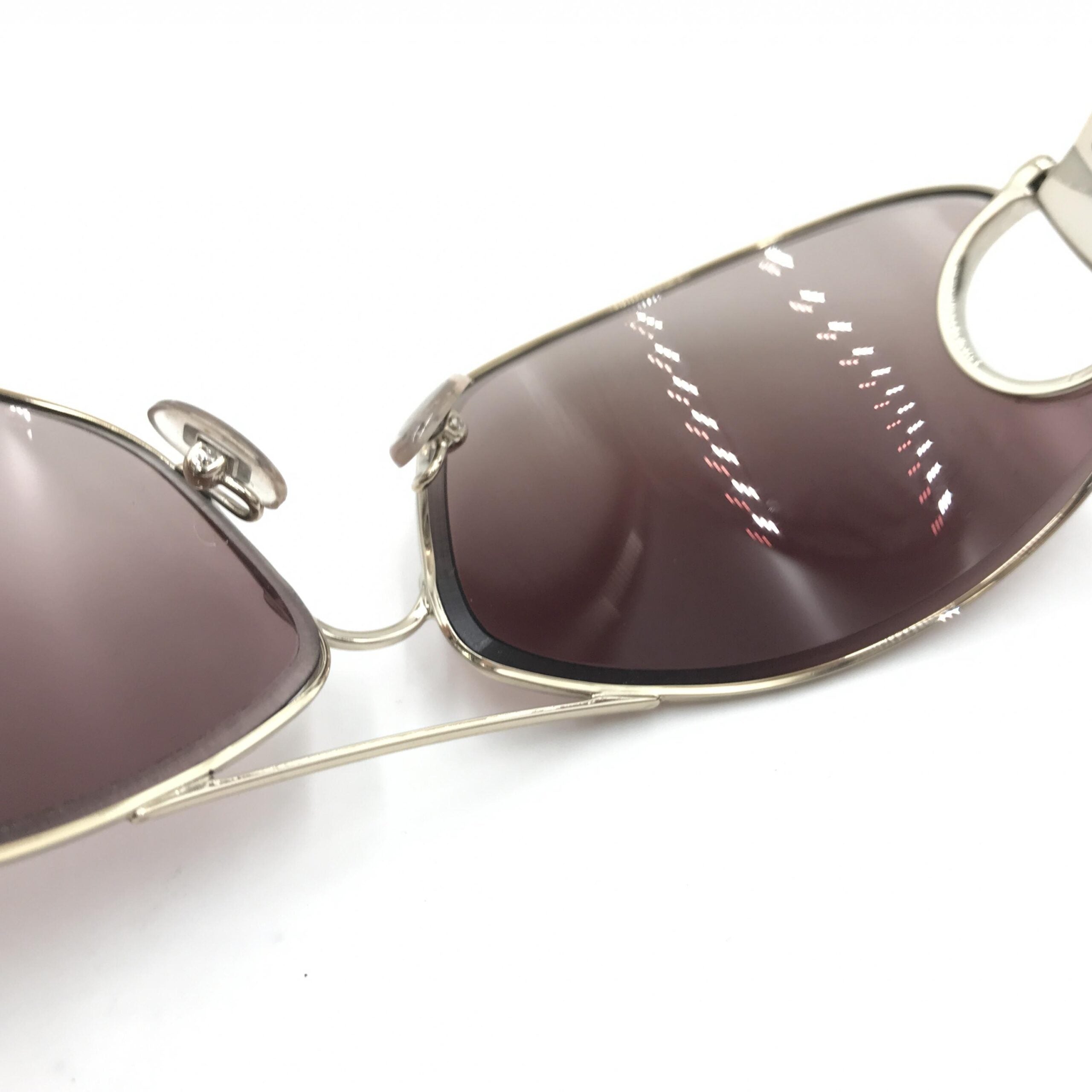 Aviator Horsebit Sunglasses With Tinted Lenses