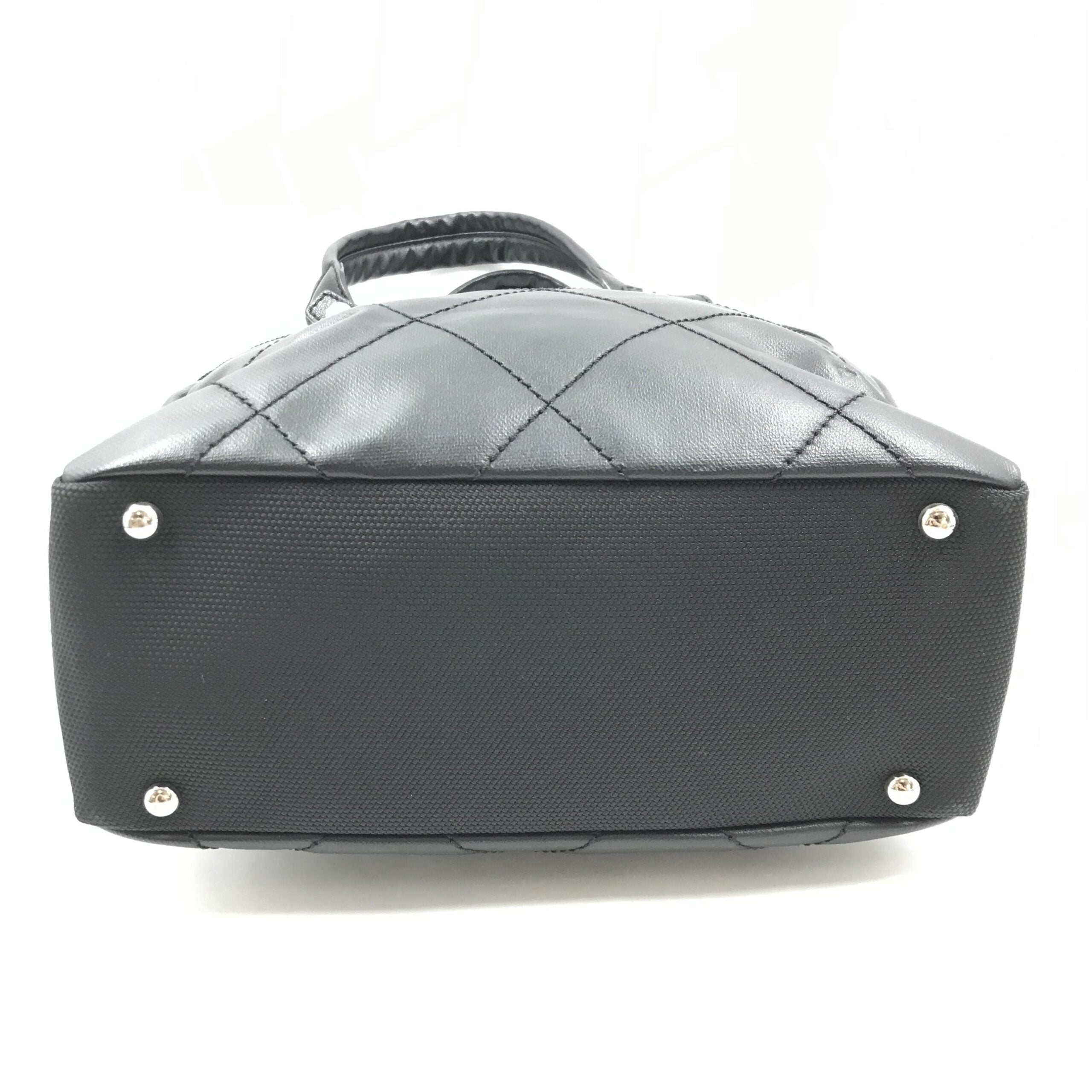 Chanel Black Canvas Paris-Biarritz Tote PM Handbag