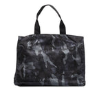 Black Camouflage Tessuto Nylon Tote Bag