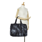 Black Camouflage Tessuto Nylon Tote Bag