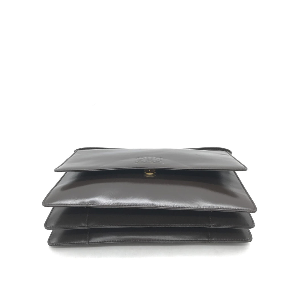 Black Leather Shoulder Bag