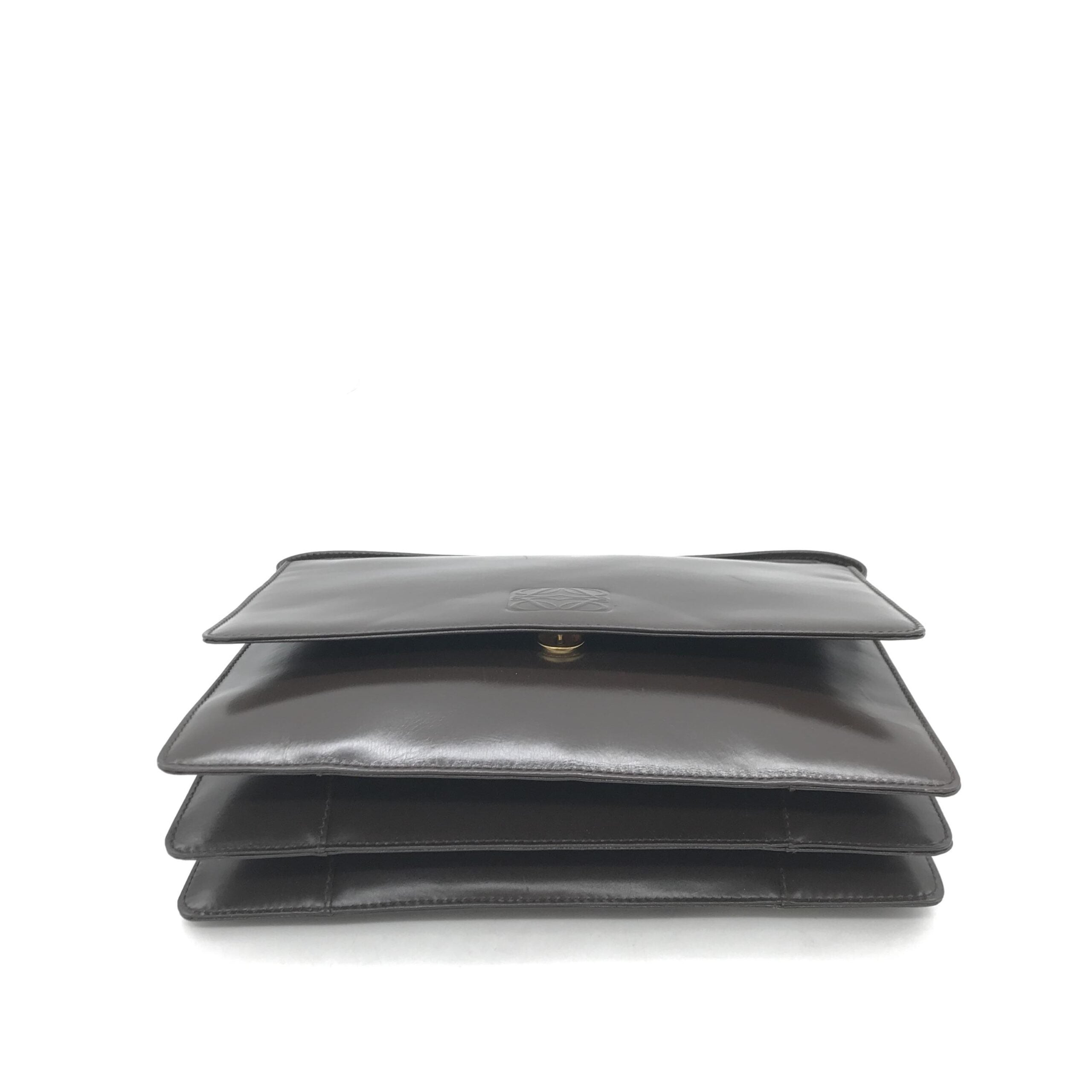 Black Leather Shoulder Bag