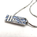 Blue Trotter Pendant Necklace