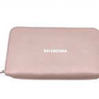 Calfskin Zip Around Wallet