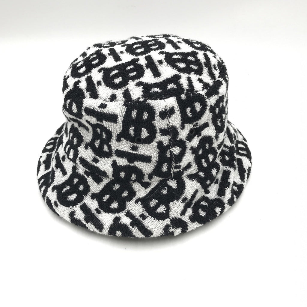 Burberry Cotton Monogram Jacquard Towel Bucket Hat