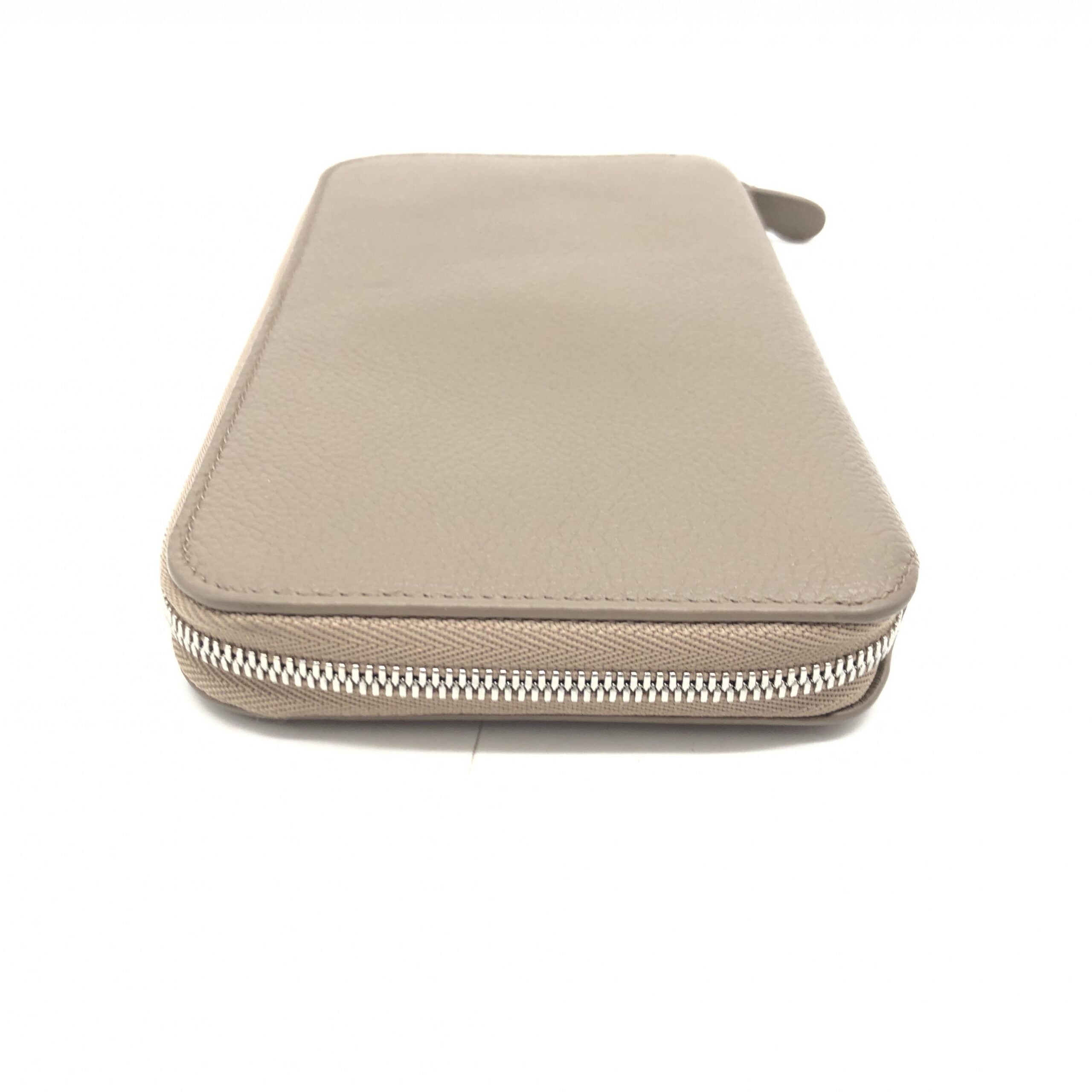 Calfskin Zip Around Wallet