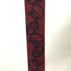 Cashmere Muffler In Burgundy Color