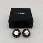 CC Button Clip-On Earrings