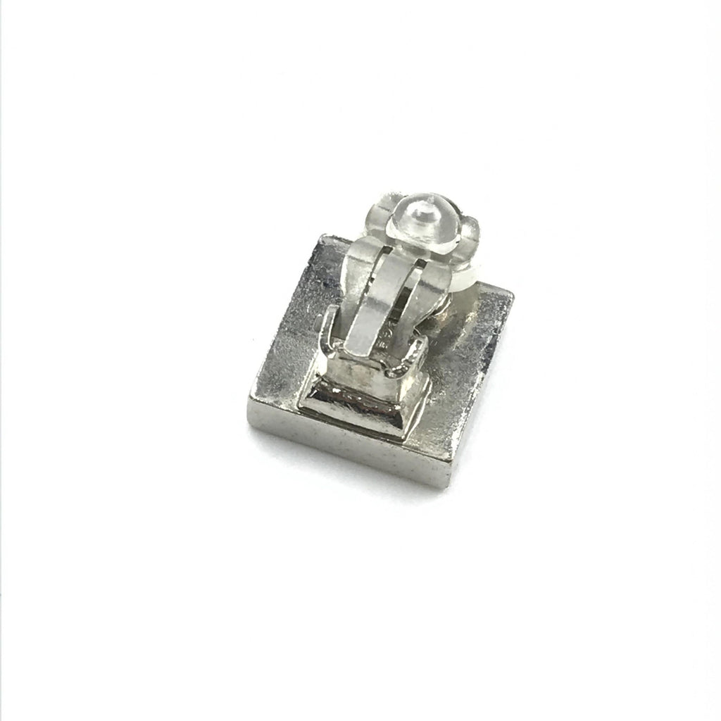 Coco Mark Earrings Black/White/Silver