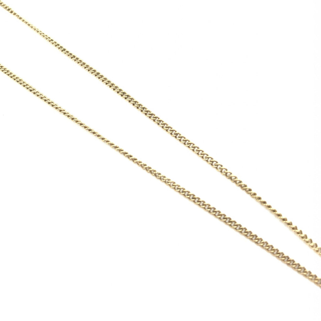 Dolphin Motif Rhinestone Gold Plated Necklace