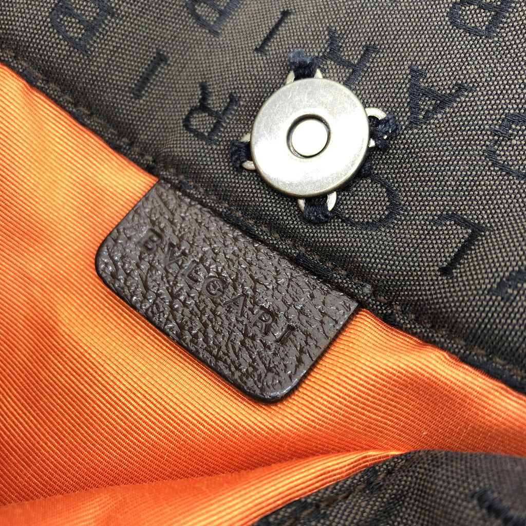 Logo Canvas Tote Bag With Pockets