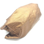 Metallic Bronze Nappa Aire Beige Shoulder Bag