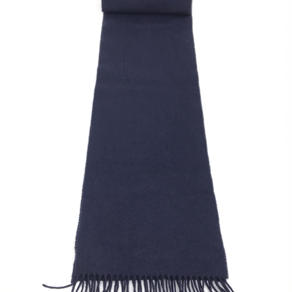 Navy Blue Soft Wool Scarf