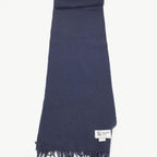 Navy Blue Soft Wool Scarf