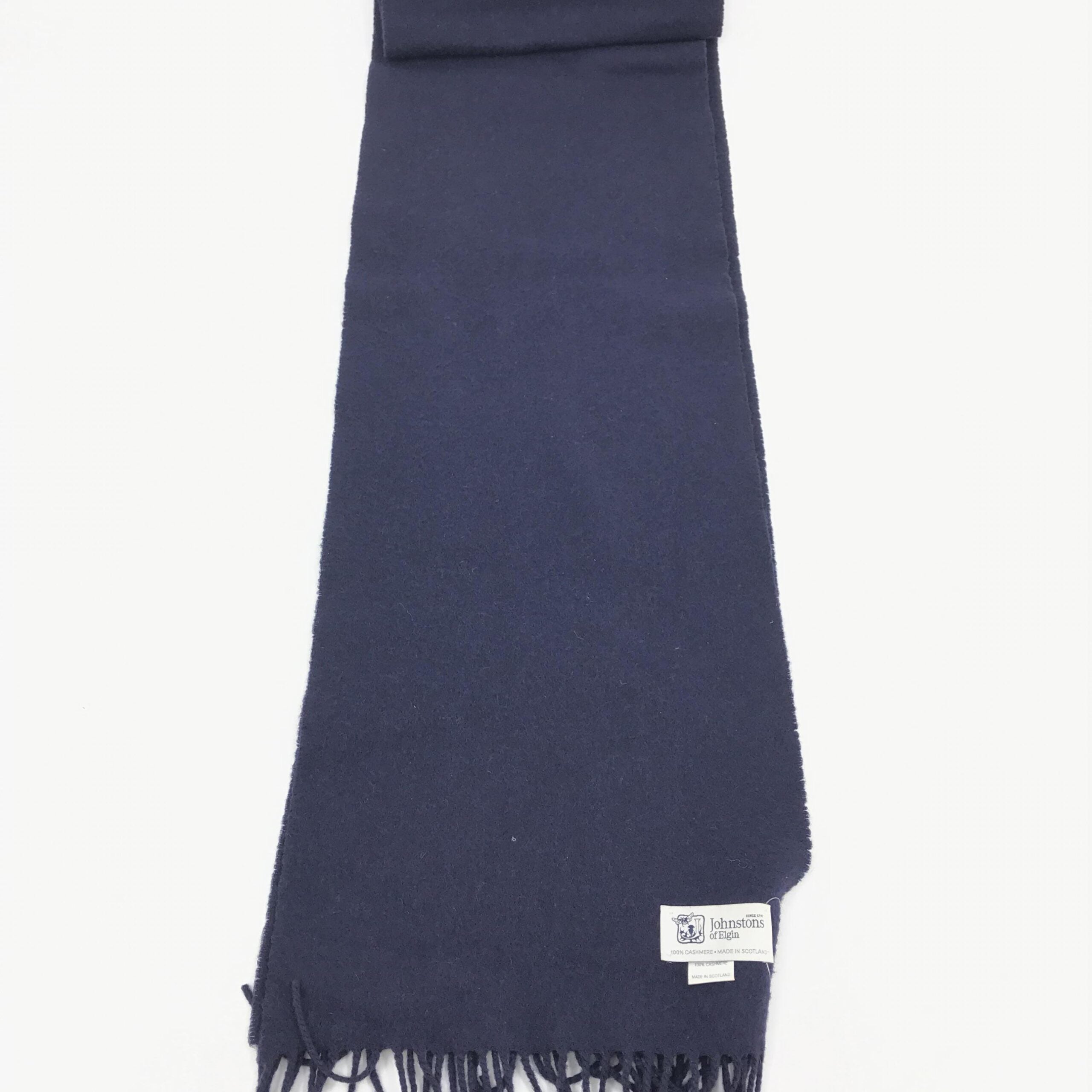 Navy Blue Soft Wool Scarf