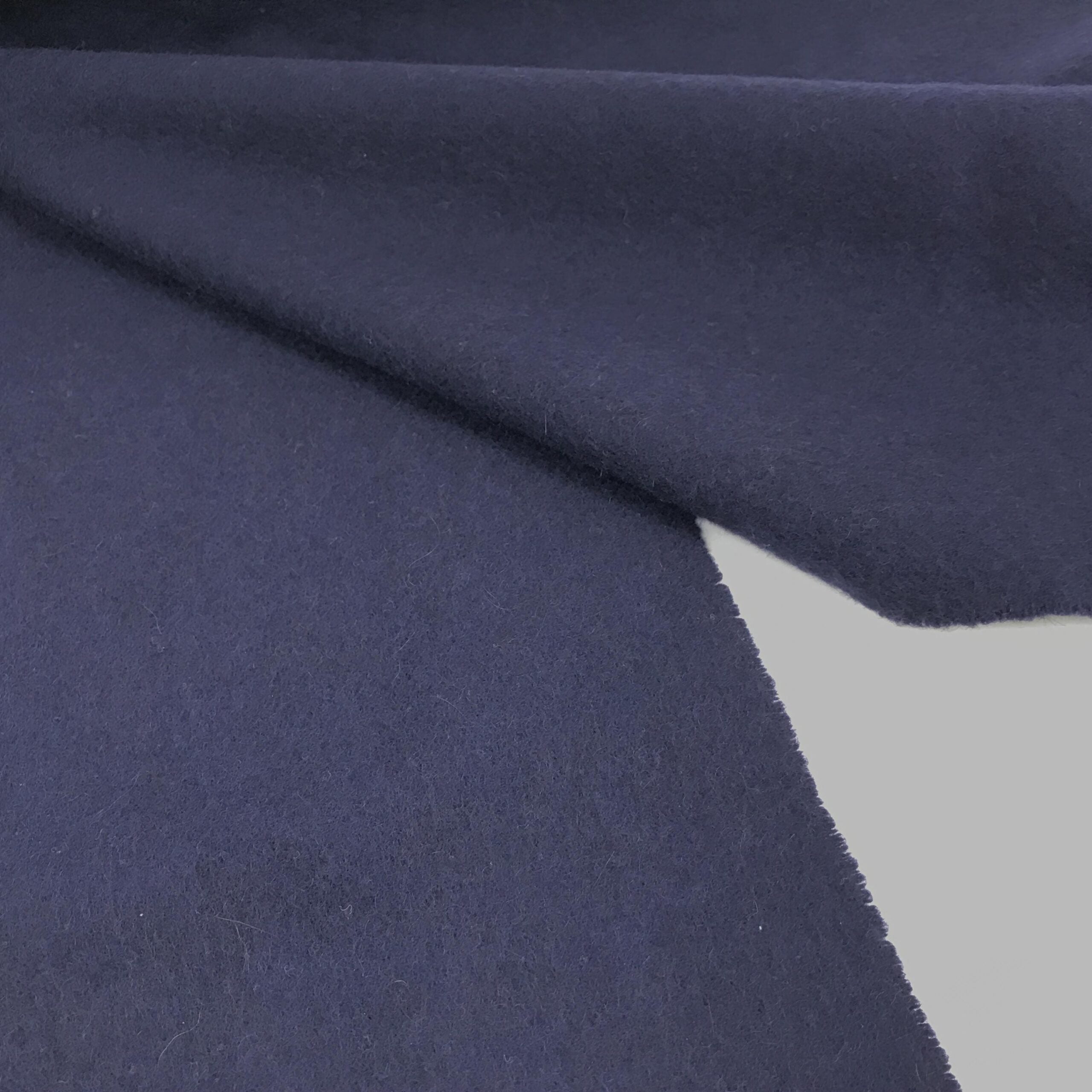 Navy Blue Soft Wool Scarf