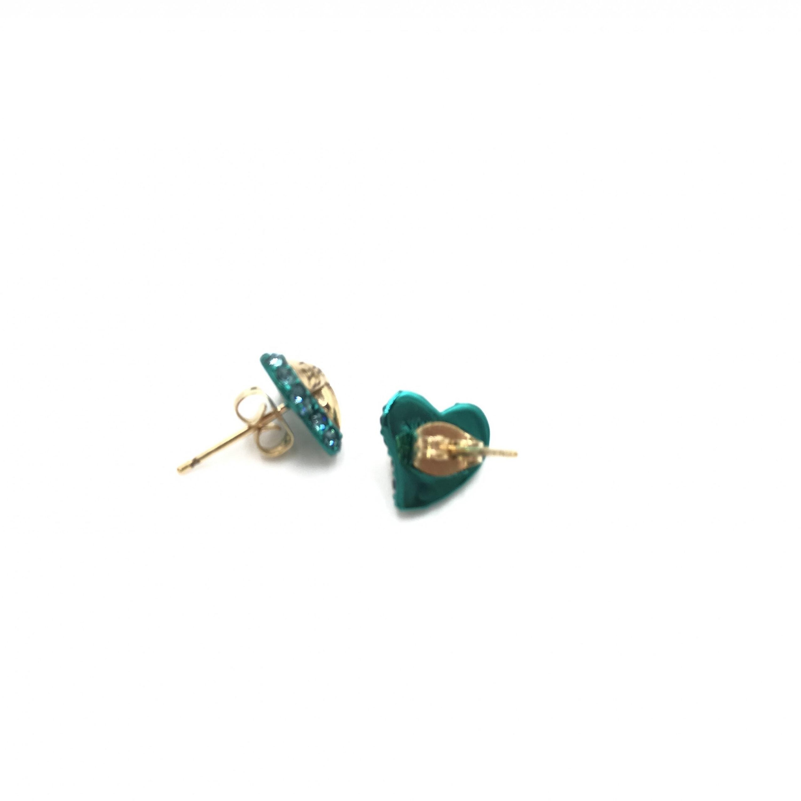 Orb Heart Earrings