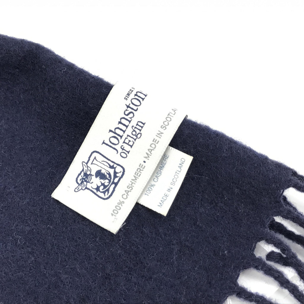 Navy Blue Soft Wool Scarf