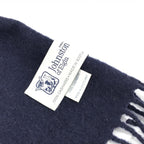 Navy Blue Soft Wool Scarf