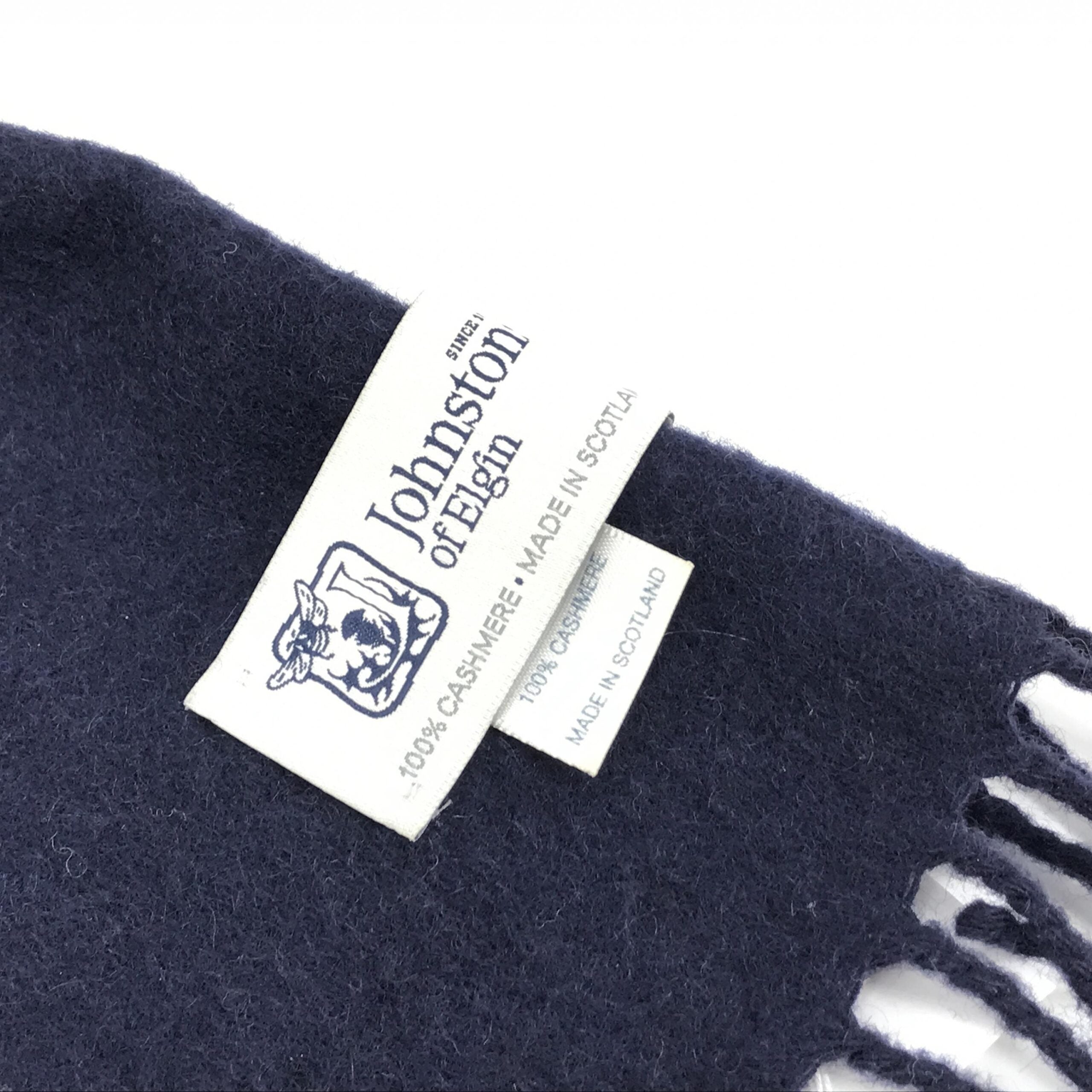 Navy Blue Soft Wool Scarf