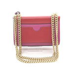 Padlock Crossbody Shoulder Bag In Pink