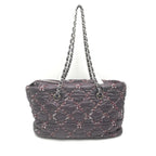 Paris-Byzance Chain Shoulder Bag Purple Nylon