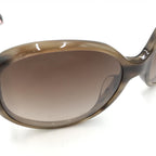 Oversized Gradient Brown Sunglasses