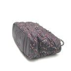 Paris-Byzance Chain Shoulder Bag Purple Nylon