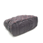 Paris-Byzance Chain Shoulder Bag Purple Nylon