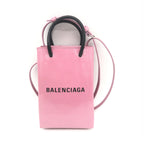 Pink Glitter Shopping Phone Holder Bag
