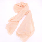 Pink Monogram Classic Shawl In Silk Mix