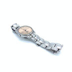 Pink Champagne Dial Quartz Watch, Stainless Steel