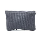 Rive Gauche Zipped Pouch In Black
