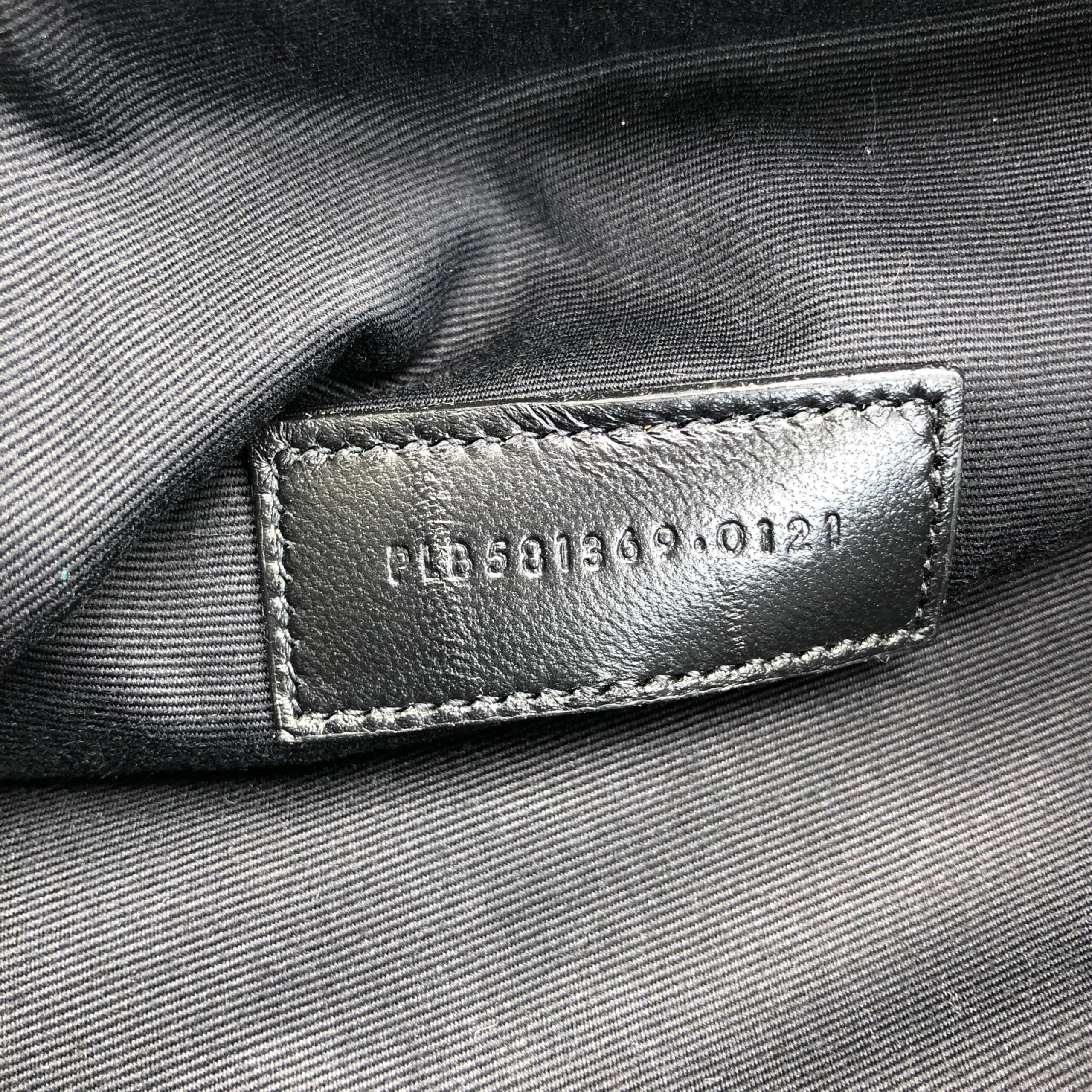 Rive Gauche Zipped Pouch In Black