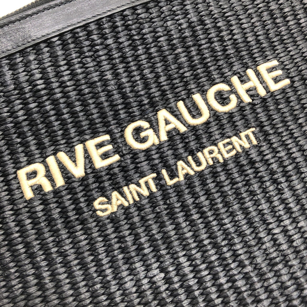 Rive Gauche Zipped Pouch In Black