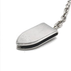 Silver Money Clip With Chain