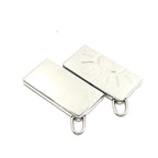 Silver Tone Half Sun Pendant Set