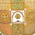 HERMÈS Carre 45 100% Silk Scarf "CIELS BYZANTINS"