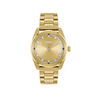 Gold Stainless Steel Dress Watch