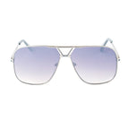 Gray Metal Sunglasses