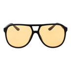 Brown Stainless Steel Sunglasses