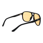 Brown Stainless Steel Sunglasses